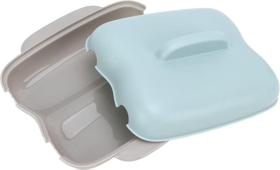 Magnetron Stomer Groente Stoomzak Maïs Koken BPA-vrij Materiaal 23 x 23 x 10 cm Blauw