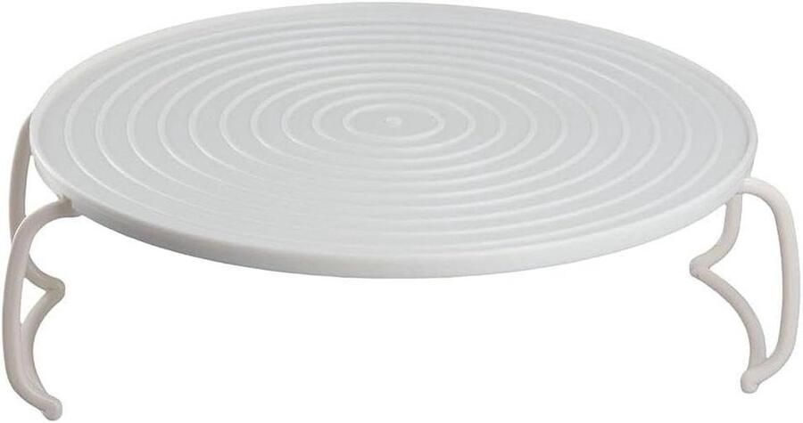 Magnetron Stoomboot Rack Oven Tray Keuken Opslag Gelaagd Ontwerp 23.5 cm Wit