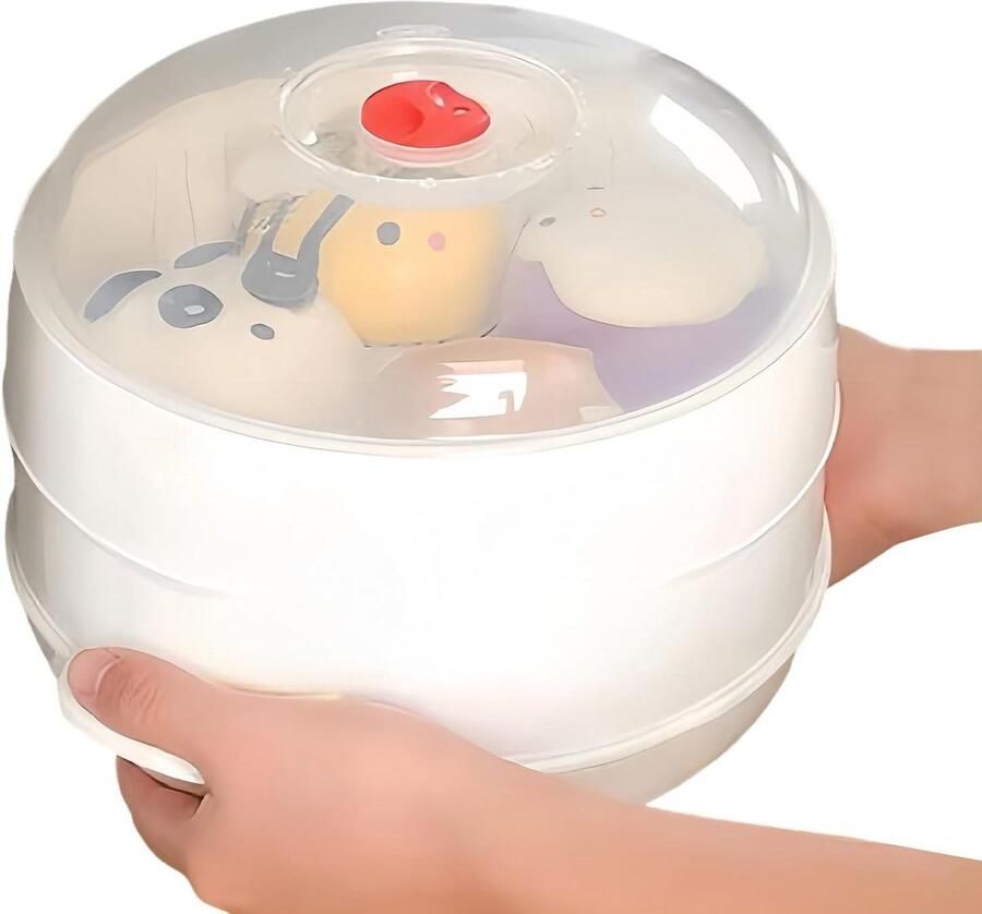 Magnetron Stoomkoker Groente Stoompan Gezond Koken Dubbellaags Ontwerp Niet Gespecificeerd Transparant