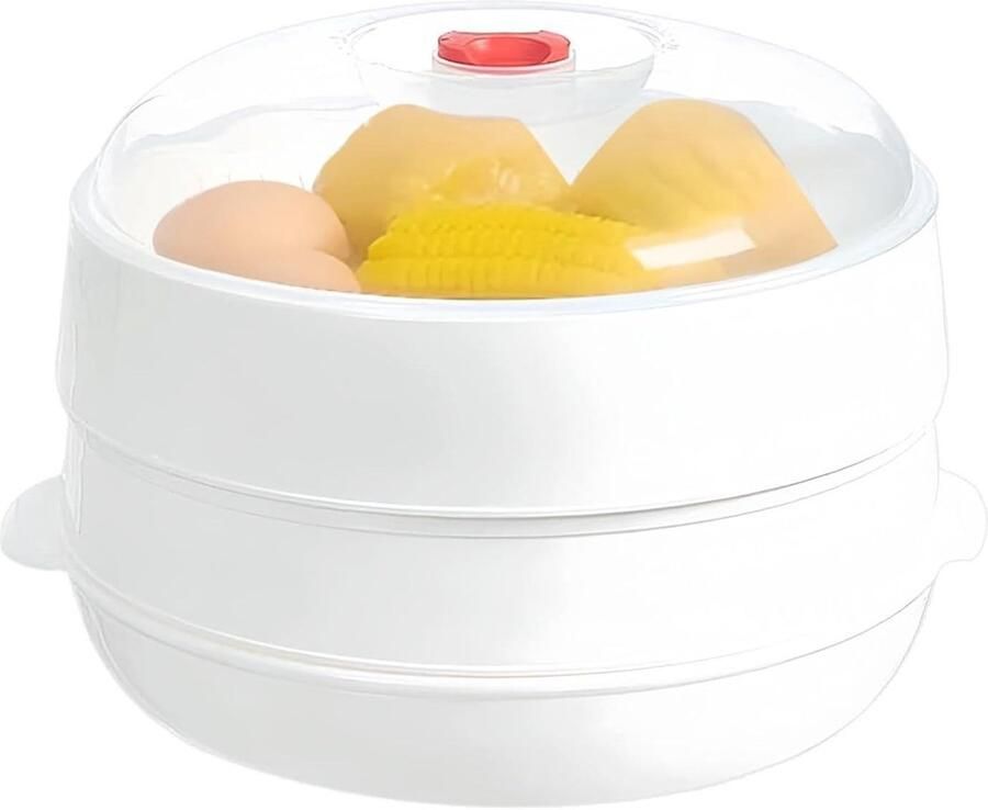 Magnetron Stoomkoker Voedselverwarmer Container Snelle Maaltijd Bereiding Ventilatie Deksel Ontwerp Draagbaar Transparant