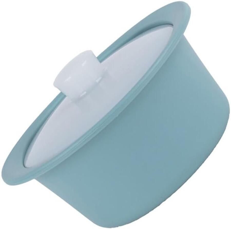 Magnetron Stoomkom Groente Stomer Gezond Koken Inklapbaar Ontwerp 21cm Diameter Lichtblauw