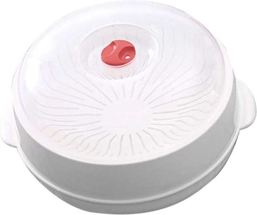 Magnetron Stoommandje Keuken Accessoire Gezond Koken Behoudt Voedingsstoffen 25x25x14cm Wit