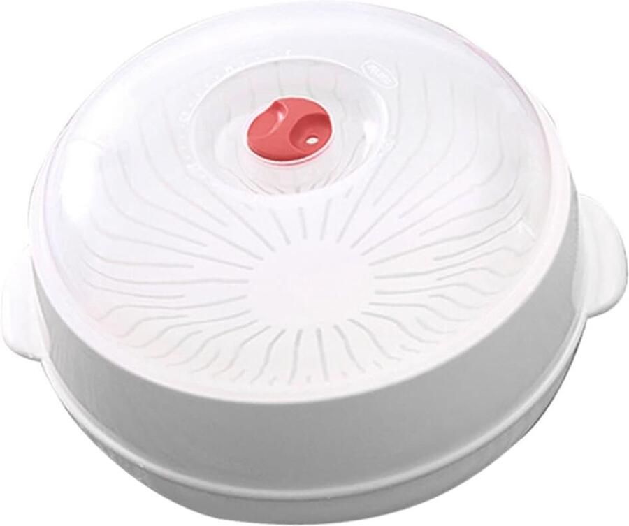 Magnetron Stoommandje Keuken Accessoire Gezond Koken Behoudt Voedingsstoffen 25x25x14cm Wit