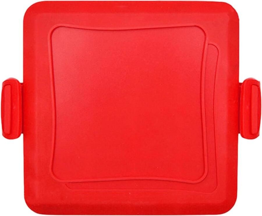 Magnetron Toastie Maker Sandwich Maker Snel Lunchen Antiaanbaklaag 18 x 17 x 4 cm Rood