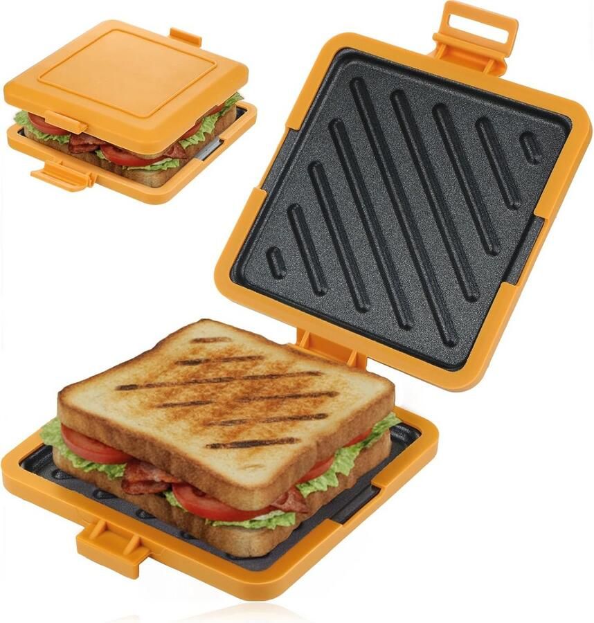 Magnetron Tosti IJzer voor Snelle en Krokante Sandwiches