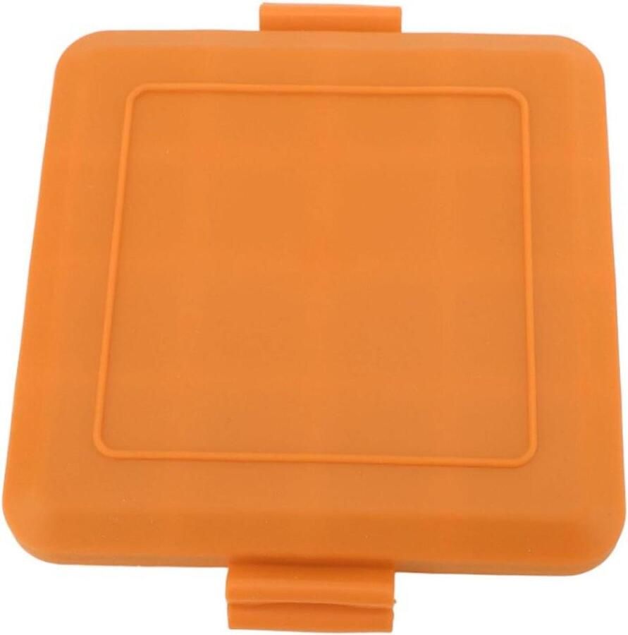 Magnetron Tosti Maker Sandwich Toaster Snelle Ontbijtjes Maken Heatwave Technologie 18x15x4 cm Oranje