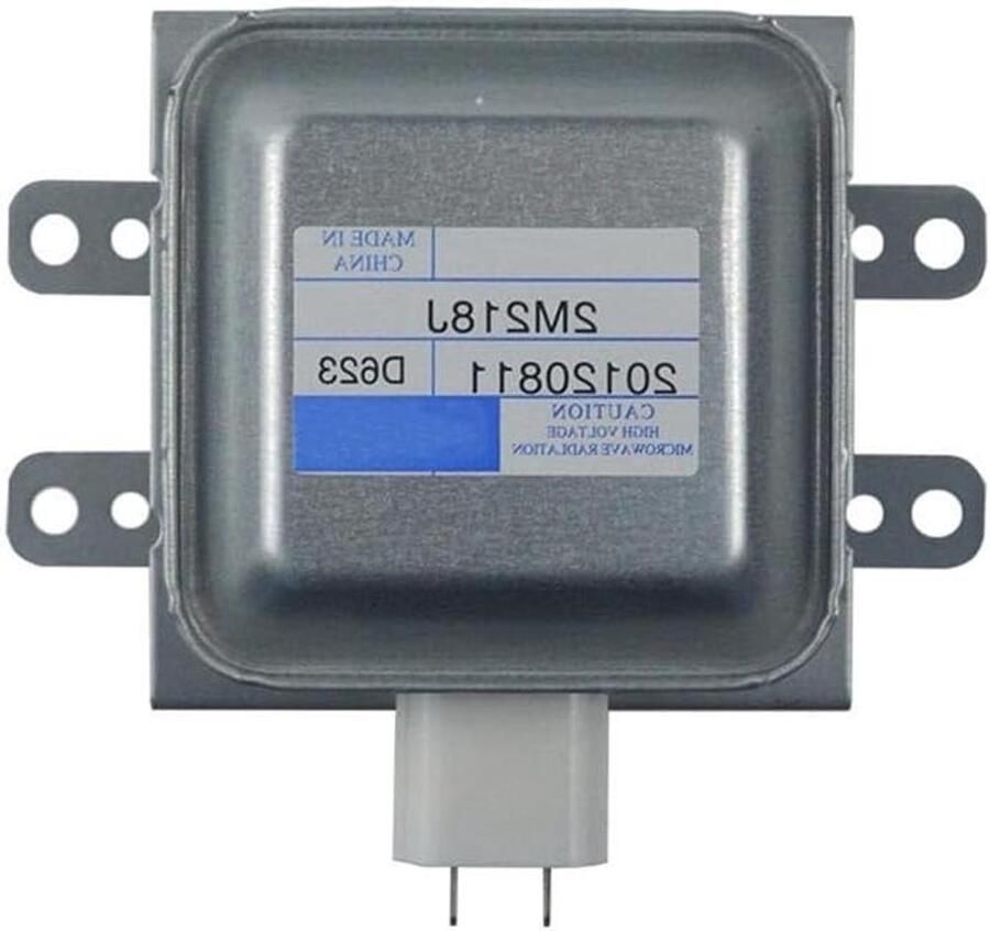 Magnetron Vervangingsbuis Oven Onderdeel Magnetron Reparatie Krachtige 800W Output 20x20x20 cm Zilverkleurig