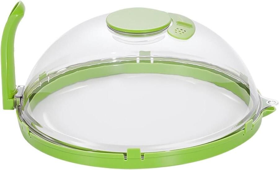 Magnetron Afdekking Spatbescherming Oven Voedsel Opwarmen Efficiënt Stoombeheer 26 x 14 cm Meerkleurig