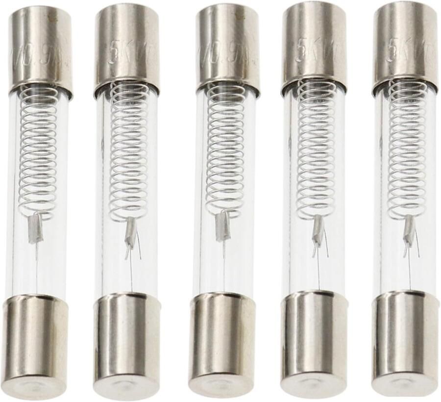 Magnetron Zekering Oven Onderdeel Apparaat Beveiligen Snel Werkend Glas 6x40mm Transparant