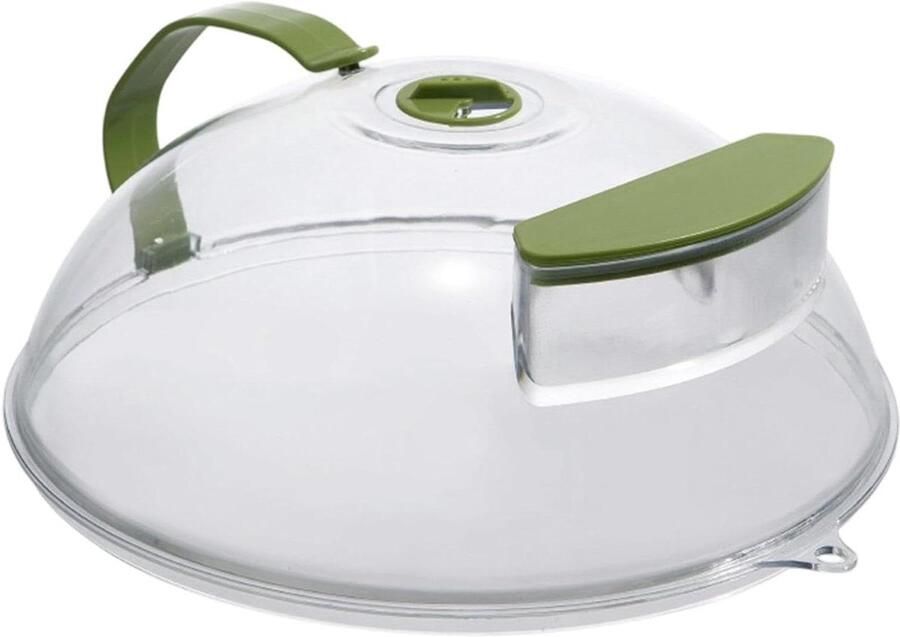 Magnetronafdekking Spatdeksel Voedsel opwarmen Gecontroleerde ventilatie 27 x 12 cm Transparant