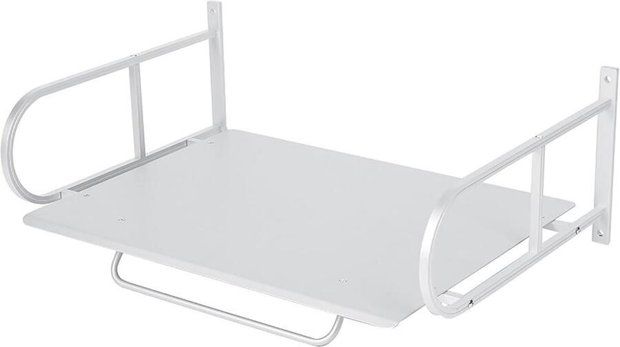 Magnetronbeugel Wandrek Oven Keuken Organiseren Duurzame Aluminium Constructie 31 X 42 X 21 Cm Zilverwit