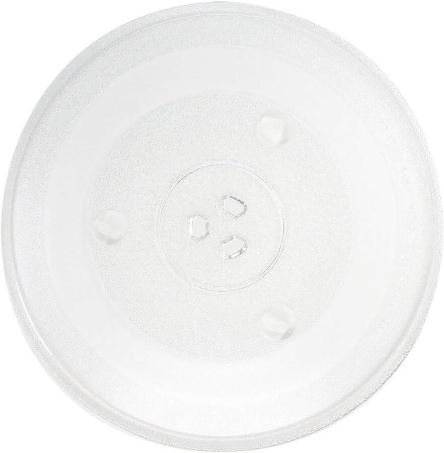 Magnetronplateau 31 5 cm draaiplateau voor magnetron glazen bord glas Ø 315 mm vervangende glasplaat voor magnetrons vervangt 49008503 compatibel met Y-draaikruis plaathouder glazen