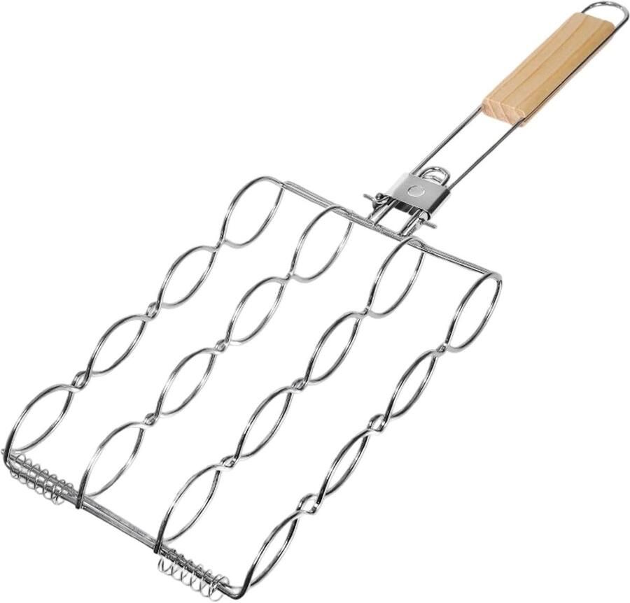 Maïs Grill Houder Kookgerei Keuken Gadget Outdoor Koken Opvouwbaar Ontwerp 27 x 17 x 7 cm
