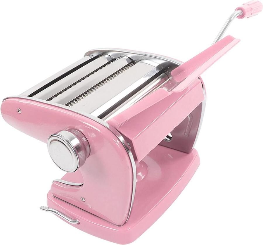 Maker Handslinger Pasta Maker Veilig Roestvrij Staal Drukken Noodle Machine Antislip Basis Pasta Maker Machine voor scenario's Marmeren Tafelblad Pasta Maker 6