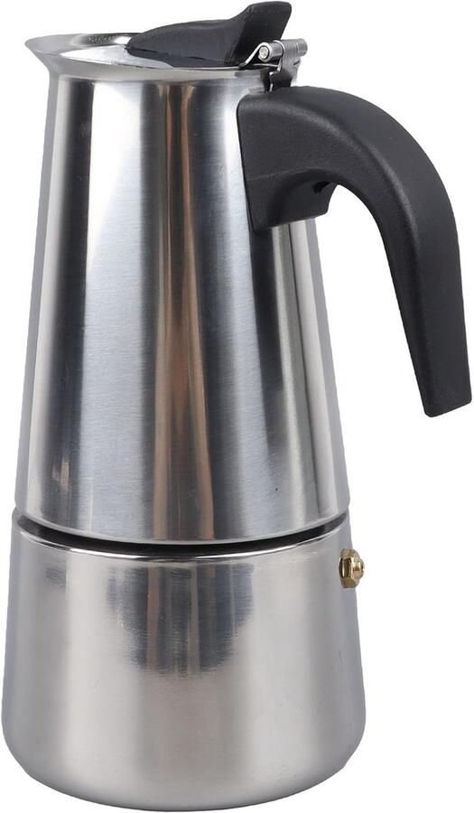 Maker Inductie espressokan 300 ml roestvrij staal gemakkelijk te reinigen kookplaat moka kan voor inductie voor kantoor thuis camping