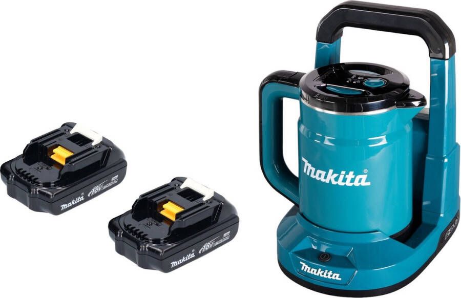 Makita DKT 360 Y2 accuketel 36 V ( 2x 18 V ) 0 8 L + 2x accu 1 5 Ah zonder lader