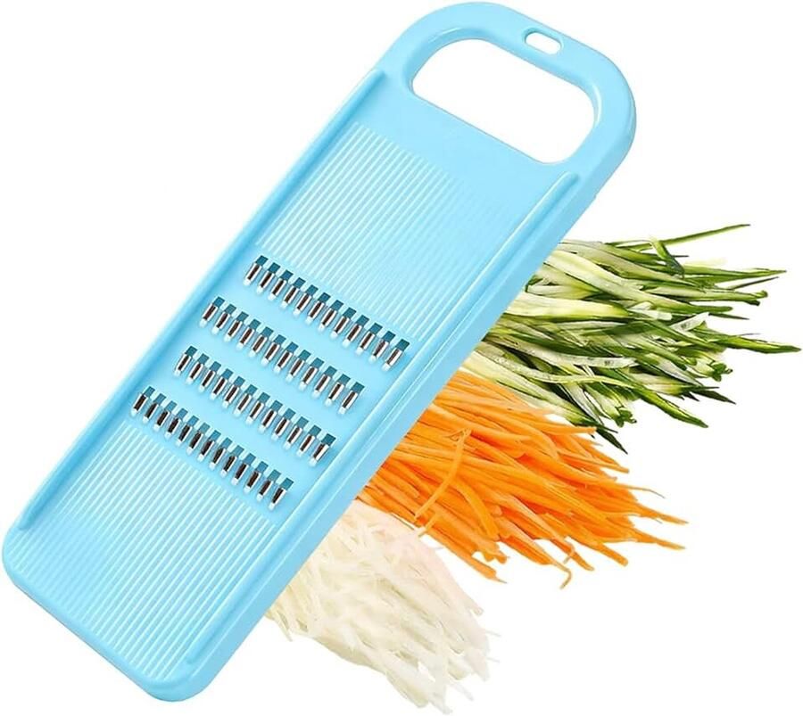 Mandolinesnijder voor de keuken Koreaanse wortelschraper groentesnijder julienne snijder met ergonomische handgreep en hangend gat aardappelsnijder voor aardappelen wortelen