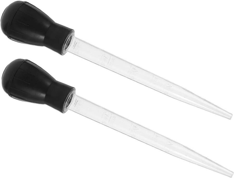 Marinade Injector Vlees Injector Koken en Grillen Nauwkeurige Olie Toepassing 30 ml Zwart