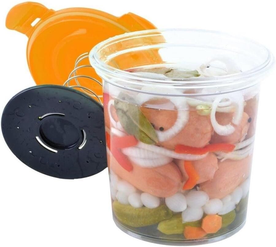 Marineren Container Voedsel Opslag Keuken Organisatie Luchtdicht Afsluitbaar 19x21cm 4 Liter