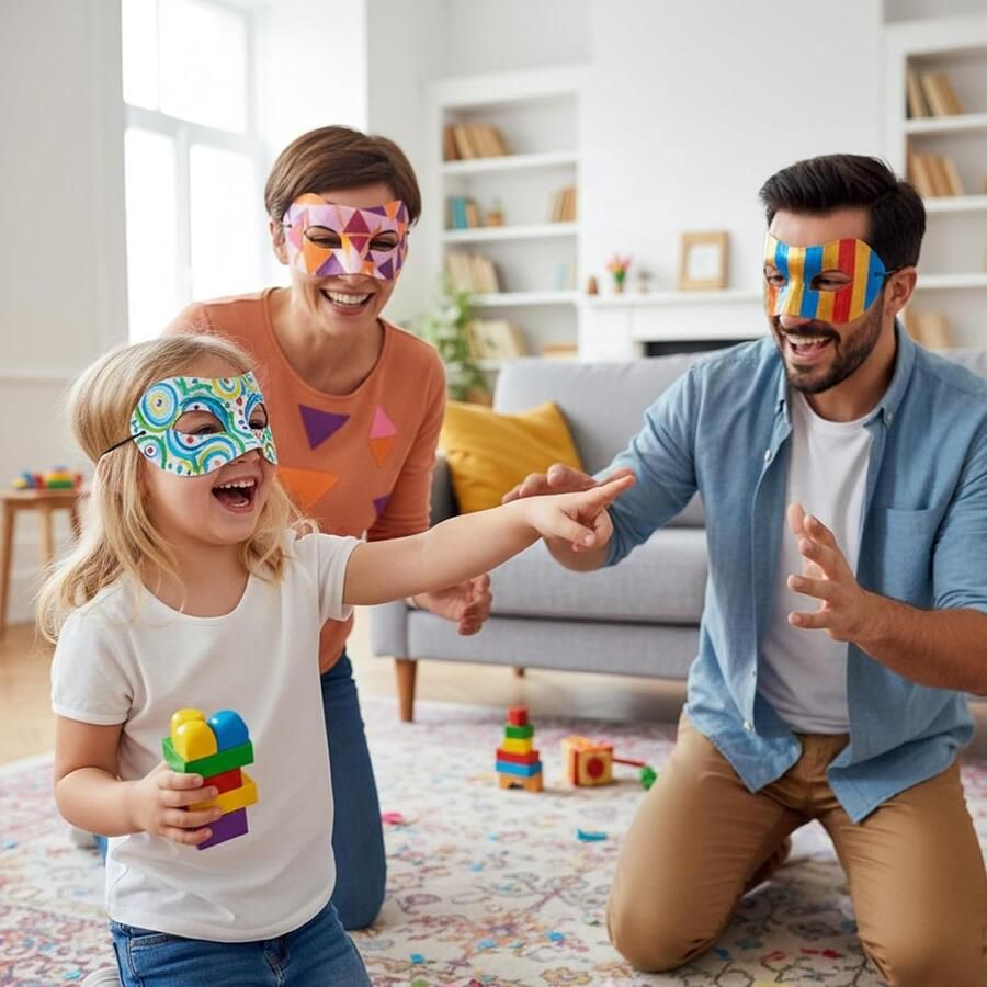 Maskers 10 stuks Zorro-stijl blanco maskers voor kostuum feest carnaval knutselen en decoratie