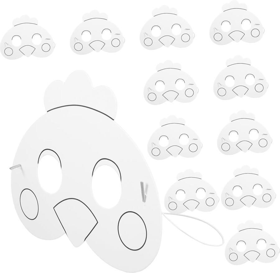 Maskers Voor Feestmaskers Maskerset Paasmaskers Cosplaymaskers Voor Kinderen Ontwikkeling Van Fijne Motoriek