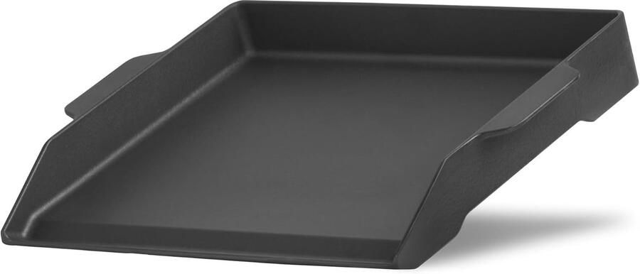 Massieve Gietijzeren Grillplaat Plancha Rechthoekig voor Houtskool en Gasbarbecues