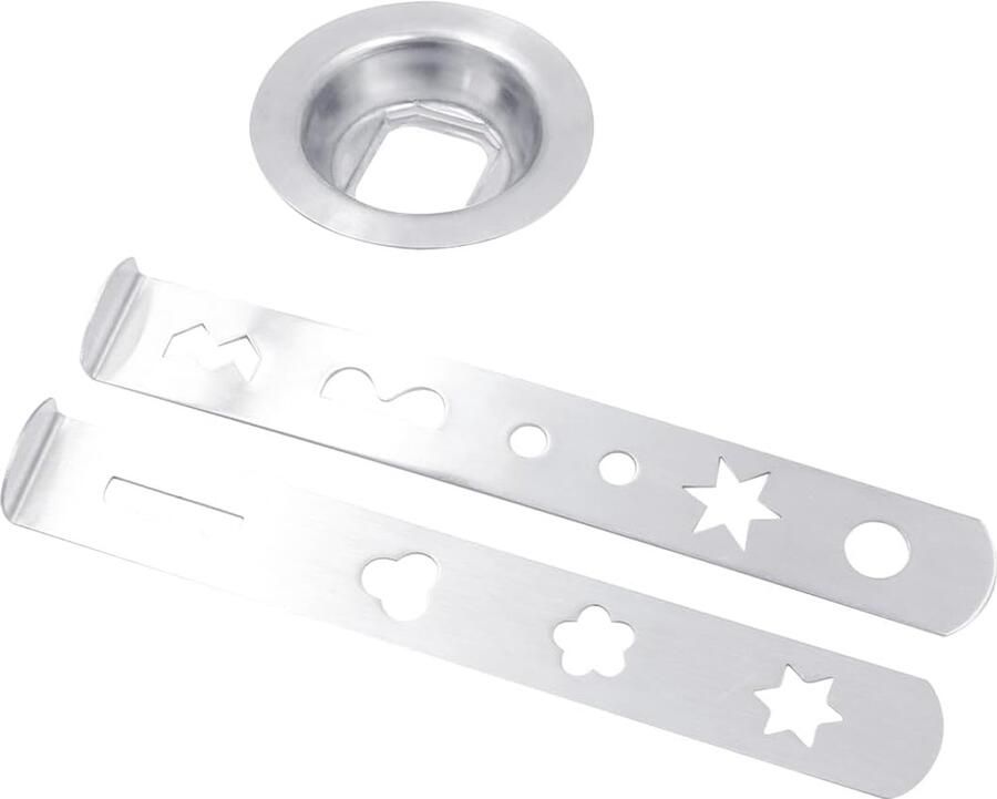 Meat Grinder Accessoires RVS Biscuit Mold Set 8 Vormen voor Handmatige Vleesmolen & Groente Snijder