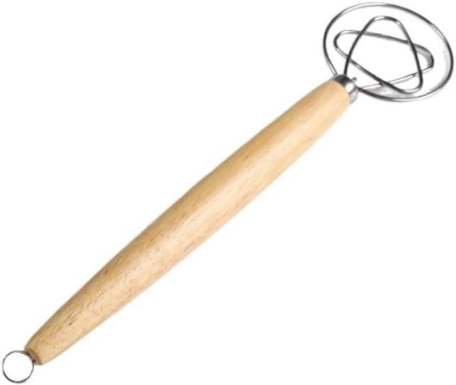 Meelmengstaaf Spiraalmixer Haak Beslag Maken Comfortabele Greep 34x8x3cm Geel