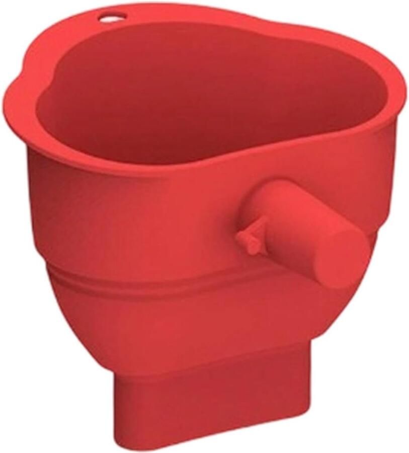 Meeltrechter Keukenmachine Bakaccessoire Soepel Vullen Vaatwasmachinebestendig 14 cm Rood