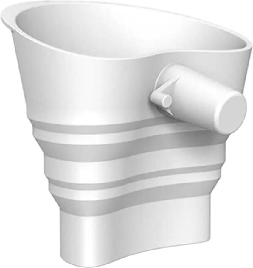 Meeltrechter Keukenmixer Bak accessoire Morsvrij Bakken Opvouwbaar Ontwerp 15 x 10 x 5 cm Zilver