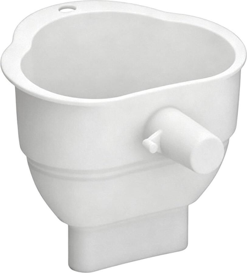 Meeltrechter Keukenmixer Bakaccessoire Trechter Morsvrij Bakken Randafdichting Spatvrij 14.2 x 11.5 x 13 cm Wit