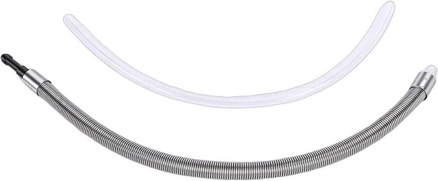 Melkleiding Vervanging Melkslang Koffiemachine Melk Opschuimen Lichtblokkerende Behuizing 19 x 10 x 1 cm Zilver