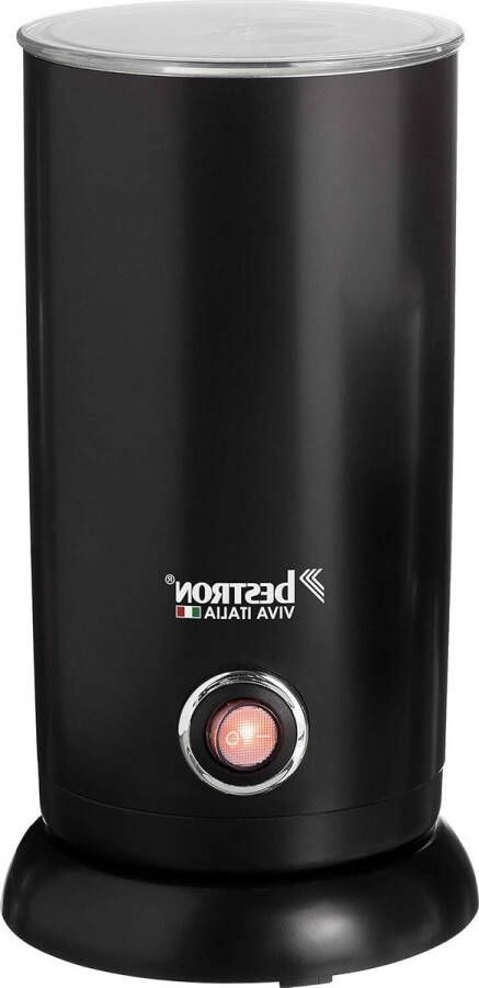 Melkopschuimer 360° basis 300ml capaciteit zwart krachtige AMF8050 met 550W