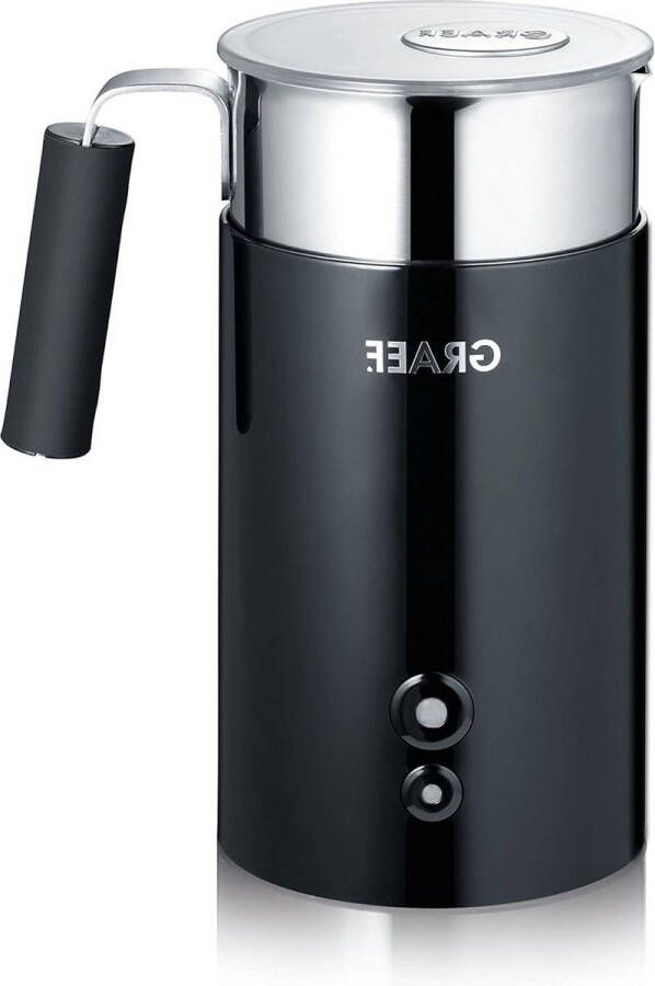 Melkopschuimer 400 milliliter zwart-roestvrij staal Beste prijs Snelle levering