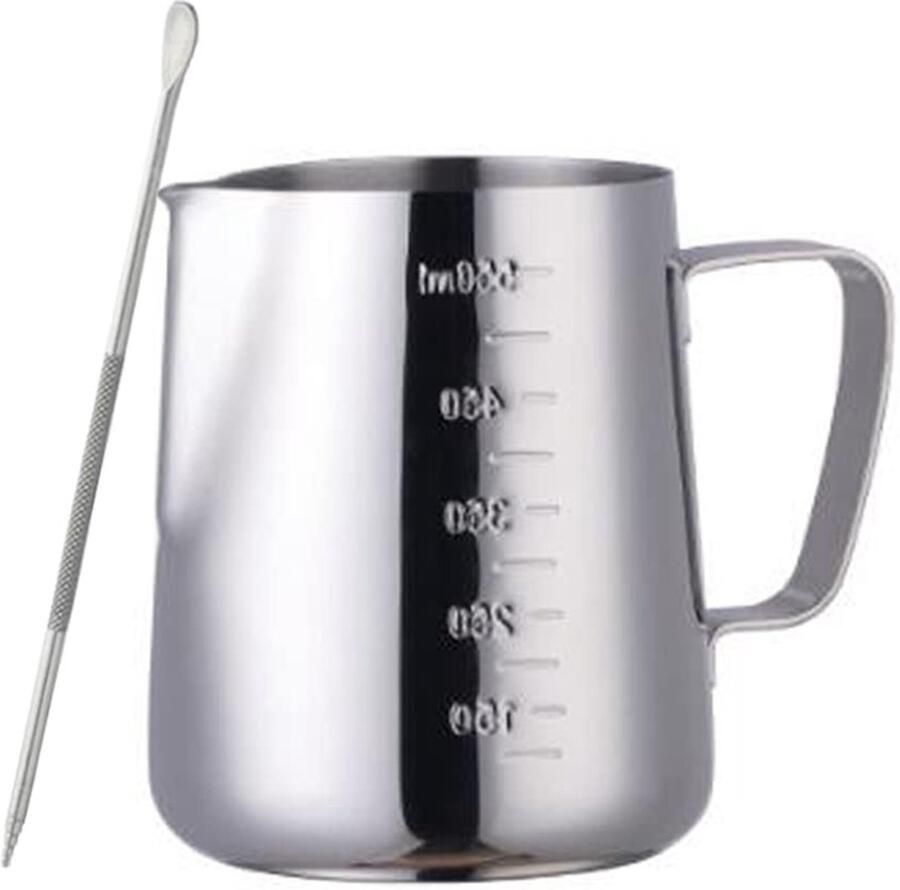 Melkopschuimer 600ml Voor Latte en Cappuccino