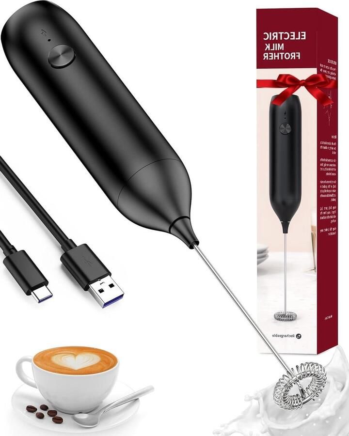 Melkopschuimer Automatische opschuimer Koffie Bereiden Eenvoudige bediening 150 ml Wit