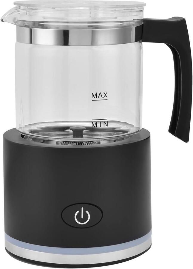 Melkopschuimer Automatische opschuimer Koffie Maken Stille Schuim Technologie 700ml Cup Glas Zwart
