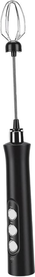Melkopschuimer Drankmixer Koffie Maken Oplaadbaar USB 1200mAh Zwart