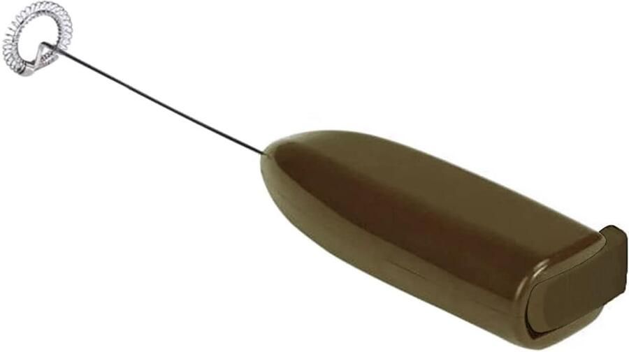 Melkopschuimer Drankmixer Koffie Schuim Maken Batterij Aangedreven 20.5 cm Wit