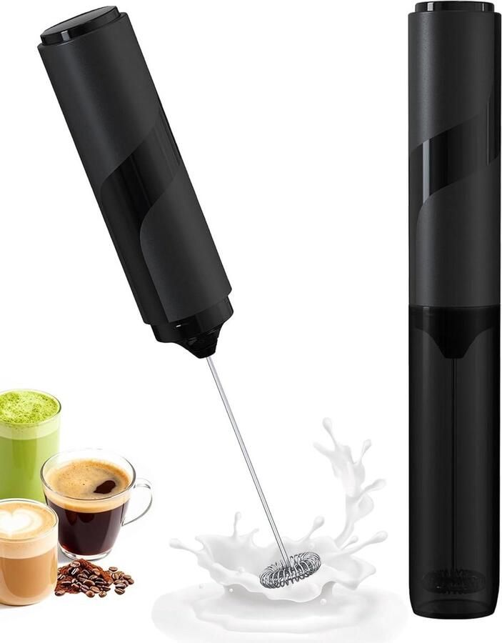Melkopschuimer Drankmixer Schuimer Koffie Specialiteiten Maken Met Opberghoes 91 g Zwart