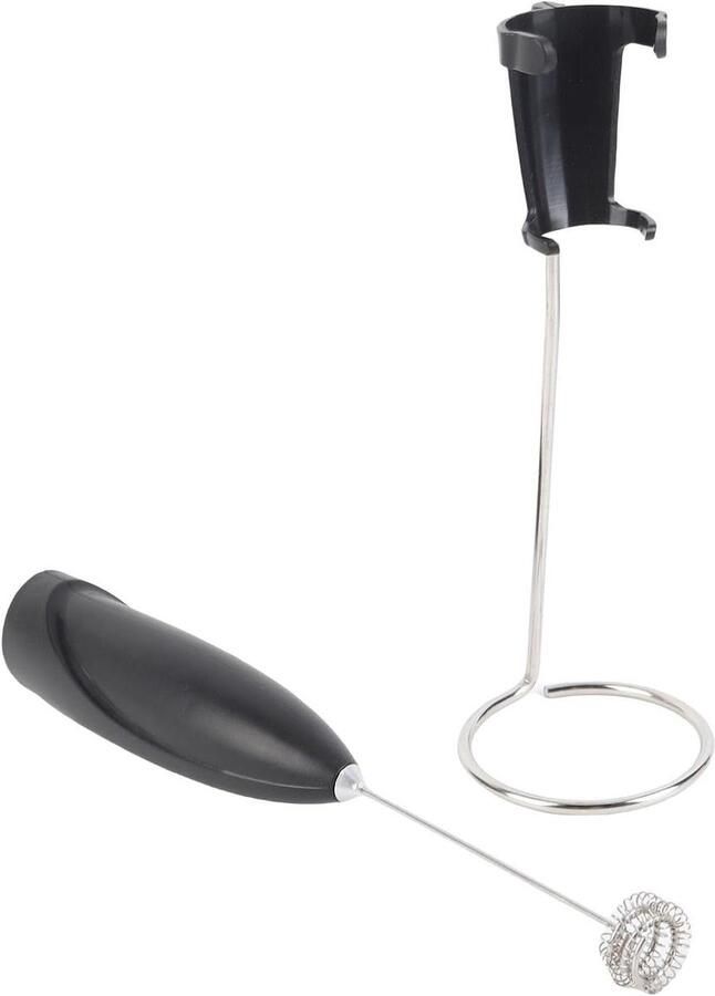 Melkopschuimer Drankmixer Schuimmaker Koffie Maken Draadloze Garde 138 g Zwart