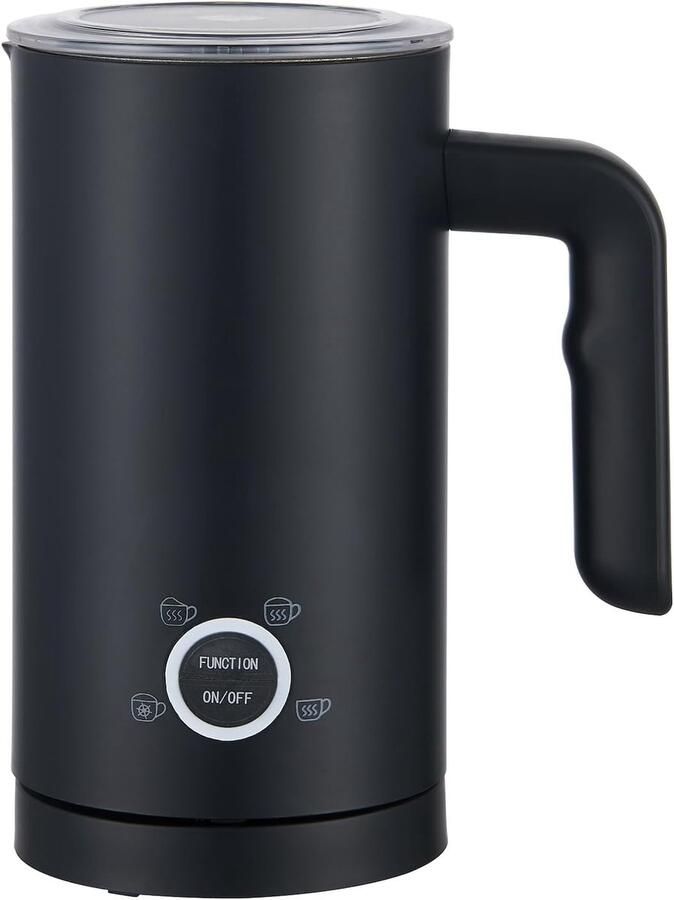 Melkopschuimer Elektrisch Koffie Accessoire Perfect Schuim Maken Vier Functies 300ml Capaciteit Zwart