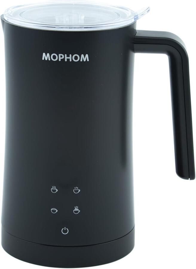 Melkopschuimer Elektrische opschuimer Koffiebereiding Automatische standen 350 ml Zwart