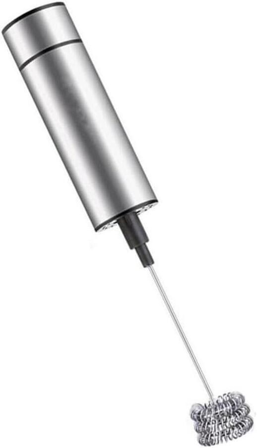 Melkopschuimer Garde Drankmixer Staafmixer Koffie Schuim Maken Geluidsarme Motor 23 cm Zilver