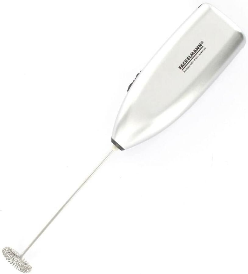 Melkopschuimer Garde Staafmixer Drankjes Koffie Bereiden Roestvrijstalen Staaf 20x3.5 cm Zilverkleurig