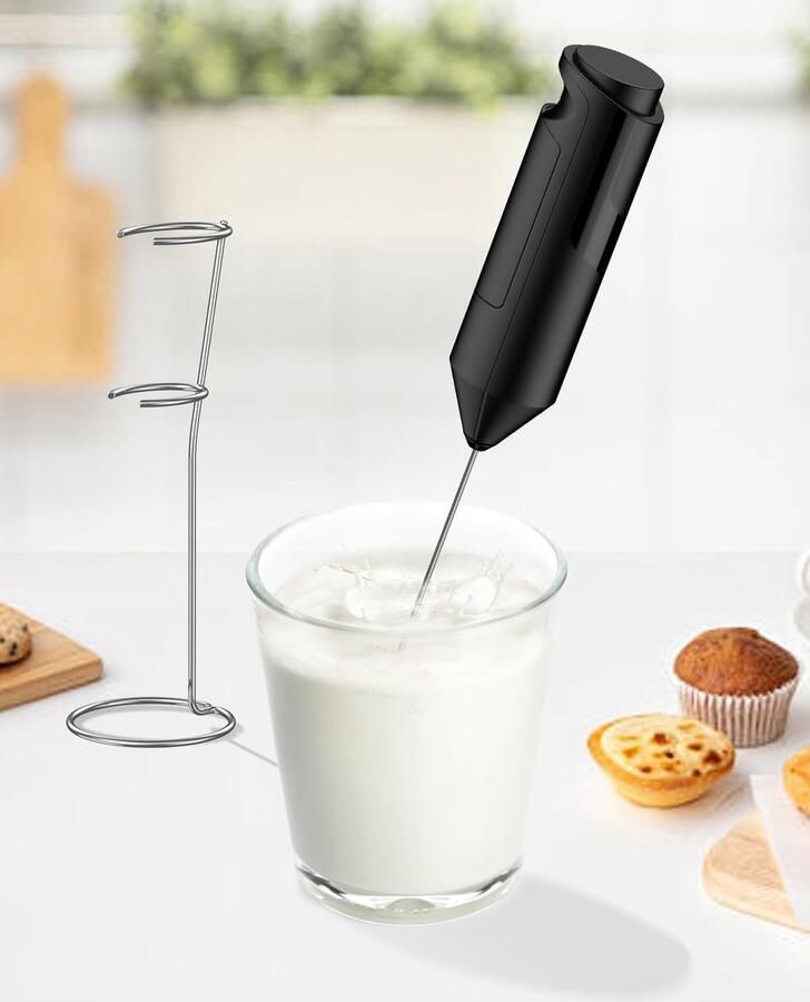 Melkopschuimer Handheld Batterij Aangedreven Voor Melk en Dranken