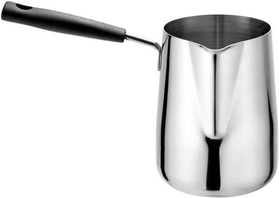 Melkopschuimer Kan Koffie Server Latte Art Maken Eagle Beak Ontwerp 600ml Zilverkleurig