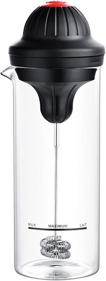 Melkopschuimer Koffie Accessoire Romige Dranken Maken Inclusief Standaard 77 x 218 cm Zwart