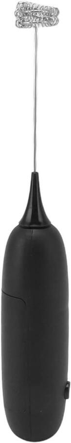 Melkopschuimer Koffie klopper Dranken maken Draadloos op batterijen 23.8 cm Zwart