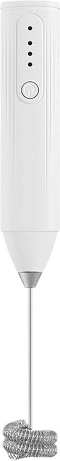 Melkopschuimer Koffie opschuimer Koffiedranken Maken 3 Snelheden 22 cm Wit